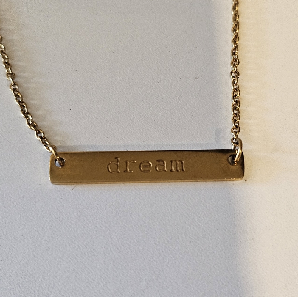 Dream tag necklace by jook & nona